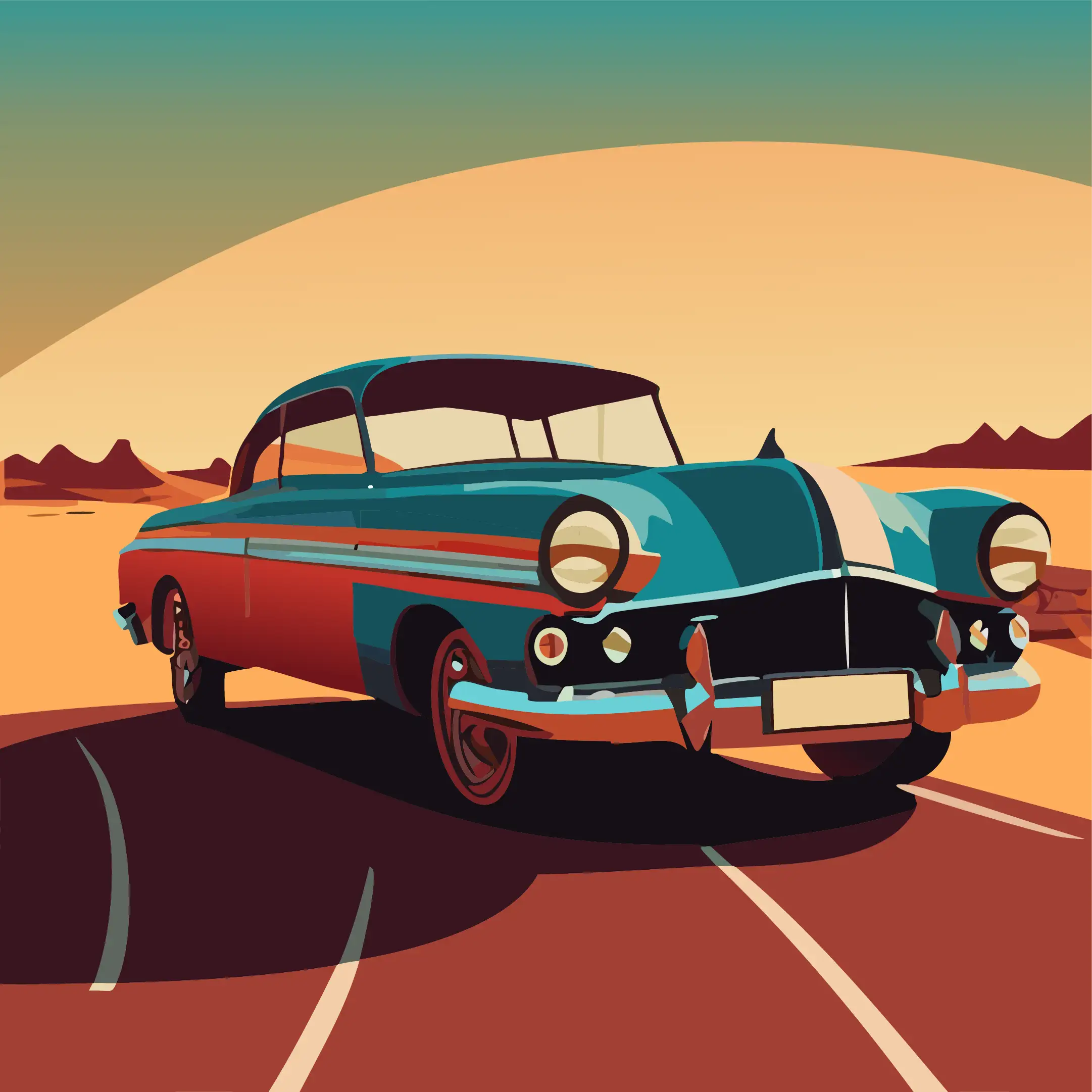coche en verano