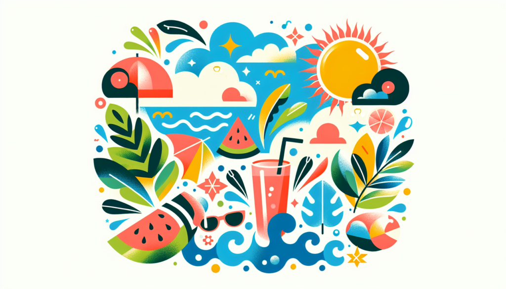 diseño grafico en el verano